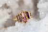 Raw Tourmaline Vertical Ring