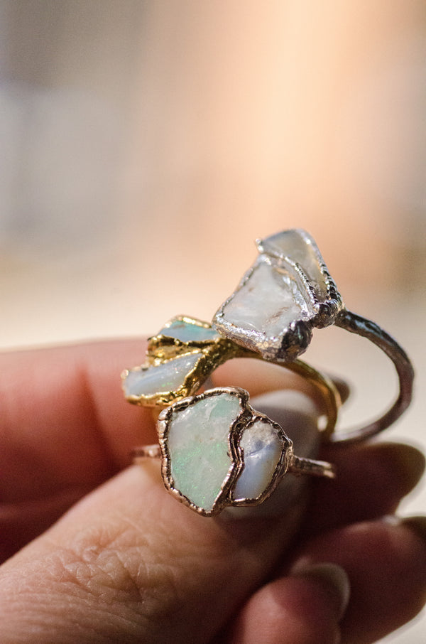 Irregular Opal Ring