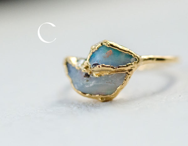 Irregular Opal Ring