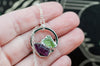 Personalized Birthstone Necklace || Circle Necklace || Mother's Necklace