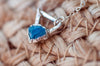 Neon Blue Apatite Goddess Necklace