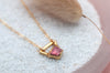 Raw Rhodochrosite Goddess Necklace