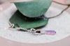 Peace Necklace || Vera Cruz Amethyst Point Lariat Necklace