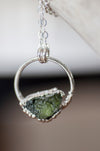 Orb Necklace || Moldavite