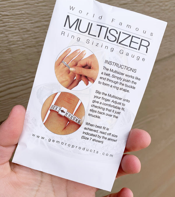 Multisizer Finger Sizing Gauge