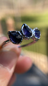 Lotus Flower Ring || Iolite